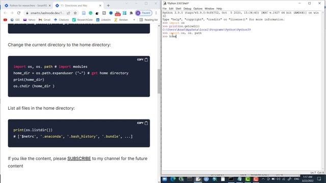 Directories in Python смотреть онлайн