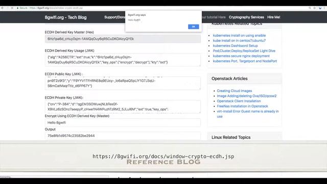 Web Crypto API ECDH generateKey deriveBits perform AES encryption and decryption смотреть онлайн
