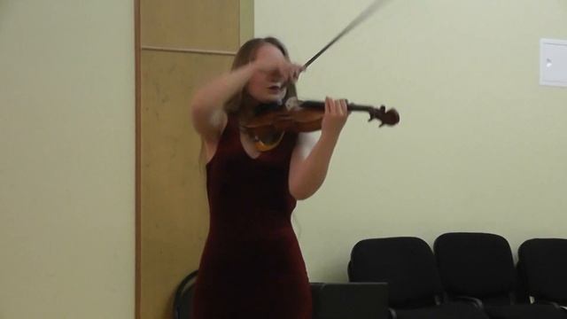 П. Сарасате "Цыганские напевы" исп. Дарья Синицына, преподаватель Я.В. Мишина смотреть онлайн