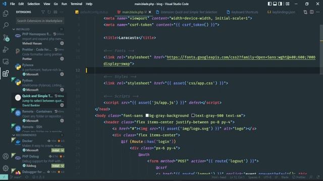 Visual Studio Code. Configuración, extensiones, snippets y más | VS Code para trabajar con Laravel смотреть онлайн