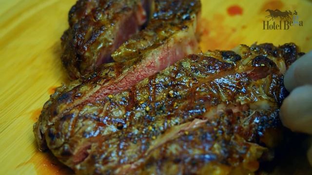 Отель Бега/Меню ресторана/Стейк рибай-Bega Hotel/Restaurant menu/Ribeye Steak смотреть онлайн