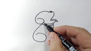 Как нарисовать СОБАКУ ИЗ ЦИФР