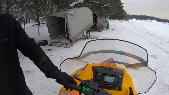 Колтуши 2021. Снегоход. смотреть онлайн