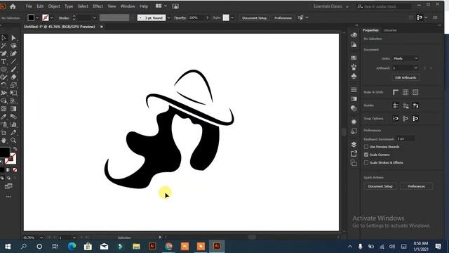 fashion logo design adobe illustrator cc 2021|| how to create fashion logo in illustrator ||Rasheed смотреть онлайн