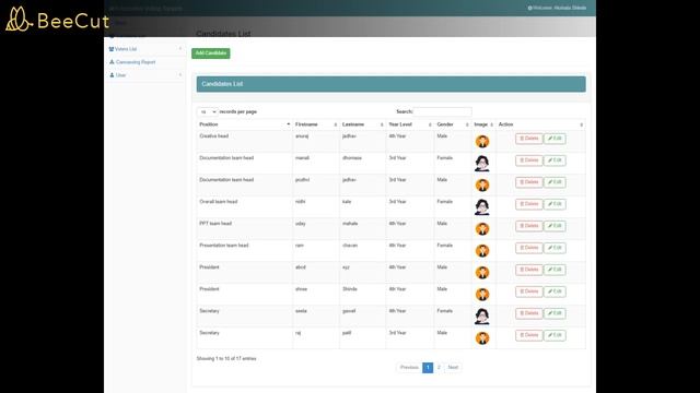 Project : Voting system ? (Using php and Javascript) смотреть онлайн