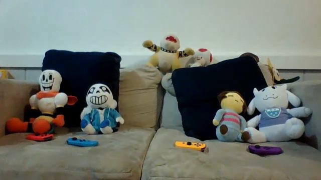 The crazy body swap!!!(undertale plush video) смотреть онлайн