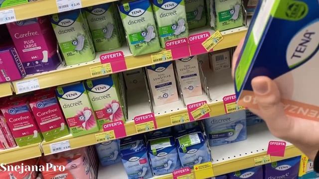 Шоппинг в Италии в магазине Acqua & Sapone. Цены и  товары на моющие средства. Покупки.