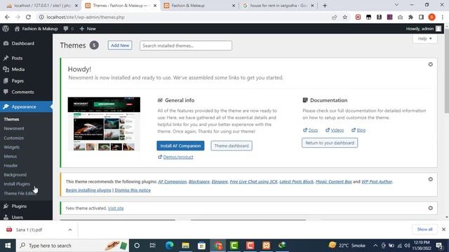 How To Setup Blog Website With Free Theme WordPress Website Development Course Lecture 01 смотреть онлайн