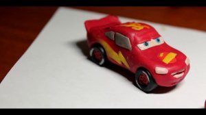 Молния Маккуин из ПЛАСТИЛИНА, сделал своими руками !