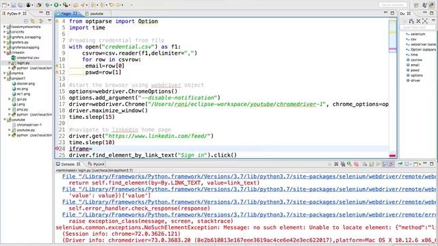Linkedin Hacks,LINKEDIN AUTOMATION USING PYTHON AND SELENIUM смотреть онлайн