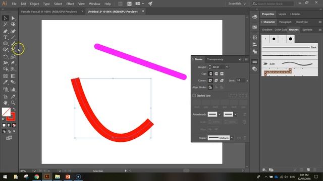 How To Round Ends of Lines in Adobe Illustrator смотреть онлайн