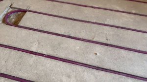 300 метров штробы для теплого пола в квартире!