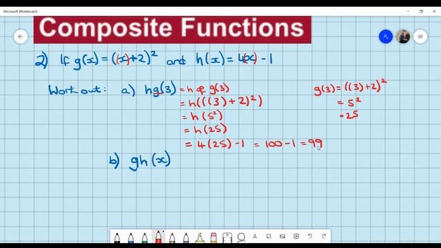 Composite functions with algebra - part 2 смотреть онлайн
