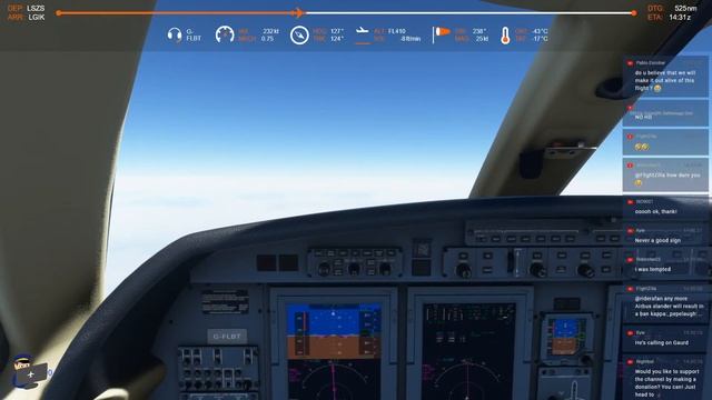 MSFS 2020 | Cessna Citation CJ4 | Samedan To Ikaria | Full Flight | VATSIM
