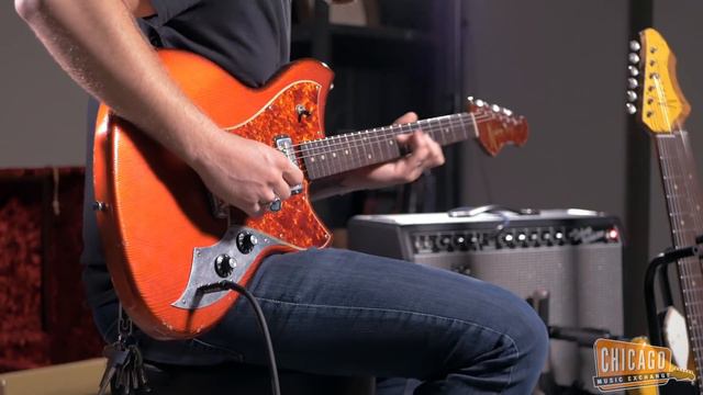 Novo Serus JS Candy Apple Red w/Lollar Gold Foil Pickups | CME Quick Riffs | Shelby Pollard смотреть онлайн