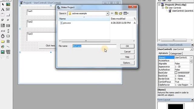 Creating ActiveX control in visual Basic смотреть онлайн