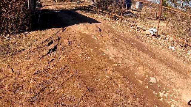 Ремонт дороги в деревне // Из города в деревню. смотреть онлайн