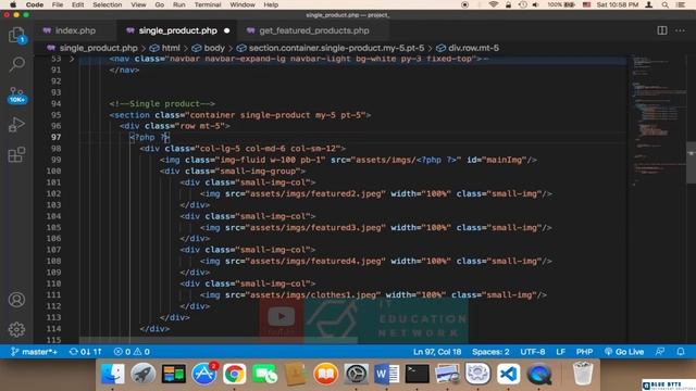 Ecommerce Website With PHP & MySql - 60 - Get single product смотреть онлайн