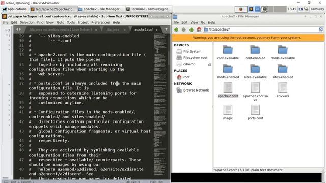 .htaccess Not Working Linux Debian 9 смотреть онлайн