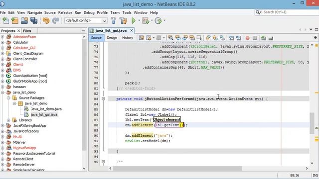 how to use Jlist in java смотреть онлайн