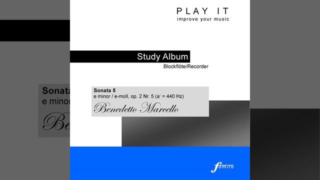 12 Recorder Sonatas, Op. 2, No. 5 Sonata in E Minor: III. Adagio (Metronome: 1/4 = 56 - A' =... смотреть онлайн