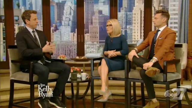 Live with Kelly and Ryan 5 8 17 Seth Meyers ; Ben Platt смотреть онлайн