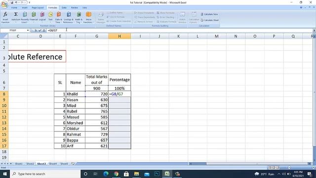 Microsoft Excel Cell Reference Full Tutorial Bangla A to Z Part 7 Be Info смотреть онлайн