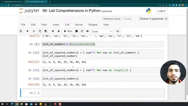 23 - Section 3 - List Comprehensions in Python - [Python بالعربى ] #python_بالعربى #python смотреть онлайн