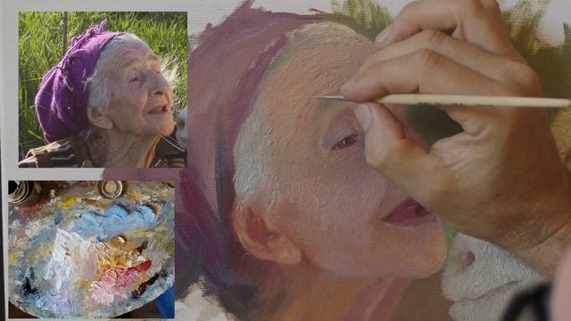 Пишем двойной портрет маслом часть 7 - Детальная прописка - Юрий Клапоух смотреть онлайн