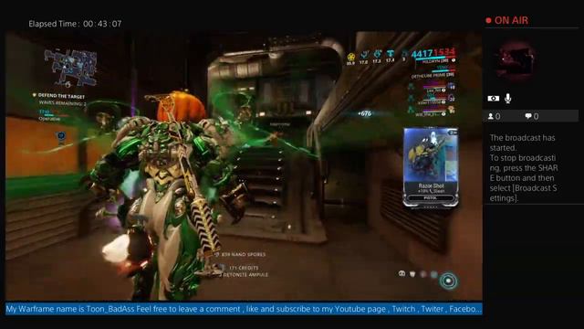 Toon_BadAss's Live PS4 Broadcast Aka Matt G original gamer, The original warframe gamer, смотреть онлайн