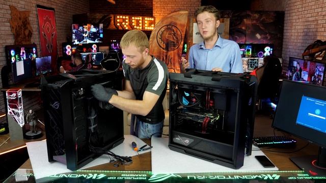 Сборка двух мощных компов на комплектующих ASUS смотреть онлайн