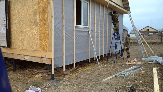 Обрешётка дома под металлосайдинг смотреть онлайн