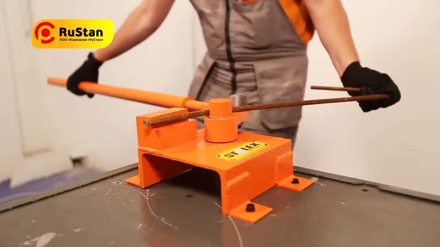 ✔️ Гибка прутка арматуры 20 мм на Stalex DR-20 смотреть онлайн