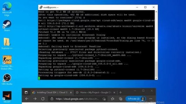 GOOGLE CLOUD CONSOLE/SHELL OPEN SSH USING GCLOUD