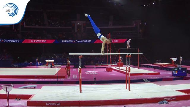 Dimitri FLORENT (FRA) - 2018 Artistic Gymnastics Europeans, junior qualification parallel bars смотреть онлайн