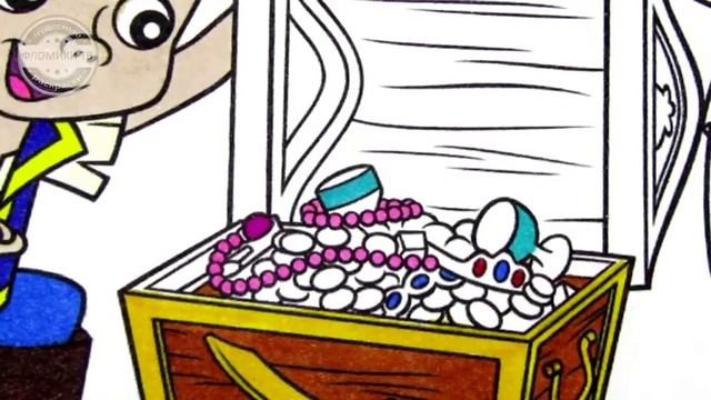 Джейк и пираты Нетландии: Джейк и Кабби | Раскраска для детей | Раскраска