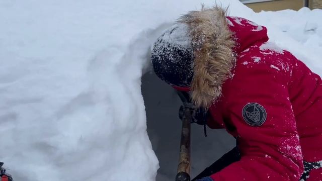 Дом из снега | иглу | жизнь зимой | как выживать зимой | строительство иглу | дом из льда | дом | смотреть онлайн