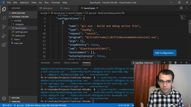 Compile and run C code using Visual Studio Code (2021) смотреть онлайн