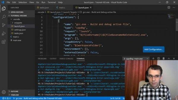 Compile and run C code using Visual Studio Code (2021)