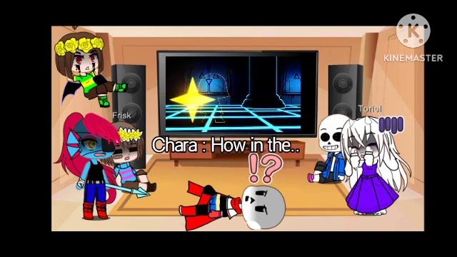Undertale reacts to NM!Sans vs chara смотреть онлайн