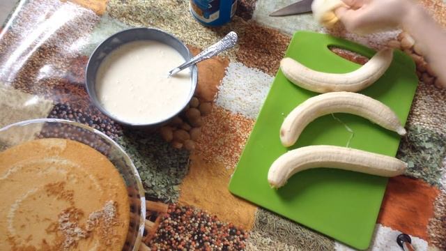 Банановый ТОРТ ИЗ ГОТОВЫХ КОРЖЕЙ?ОЧЕНЬ ВКУСНО! смотреть онлайн