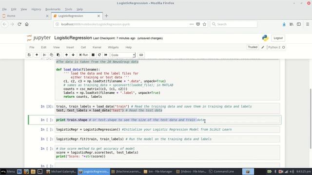 Logistic Regression - ScikitLearn смотреть онлайн