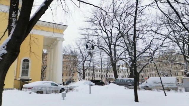 Санкт-Петербург. Преображенская площадь. 26.12.2021. смотреть онлайн
