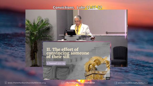 Convictions. 01-08-23am. Luke 11. Palm Harbor church of Christ - LIVE смотреть онлайн