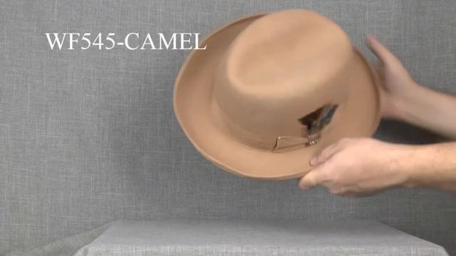 WF545-CAMEL Шляпа фетровая Scala GODFATHER смотреть онлайн