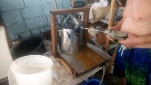 Самодельный пресс для винограда