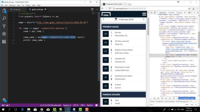 Web Crawling using PyQuery - 3 PyQuery Pt.1 [Arabic] смотреть онлайн