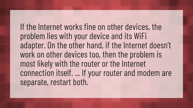 Why is my WiFi router not online? смотреть онлайн