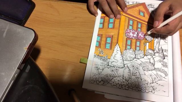 Coloring with Grace in Creative Haven Summer Scenes and New Coloring Books смотреть онлайн