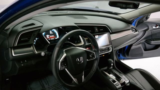 2016 Blue Honda Civic 4D Sedan #N2905A смотреть онлайн